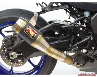 Competition Werkes Full Black GP Slip-On Exhaust Suzuki GSX-R1000 2017+ - WS1007-BV
