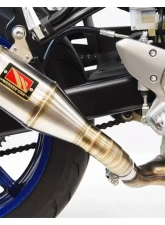 Competition Werkes Full Black GP Slip-On Exhaust Suzuki SV650 2017+                                     - WS651-BV - Image 2