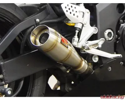 Competition Werkes Full Black GP Slip-On Exhaust Suzuki GSX-R600 | R-750 Race 2004-2005 - WS755R-BV