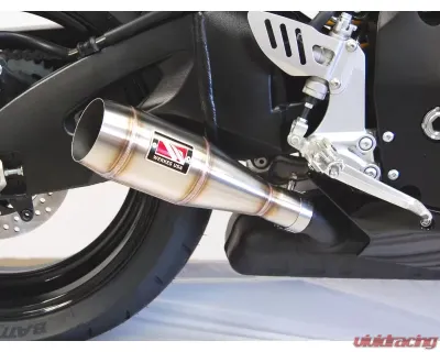 Competition Werkes Black Center Baffled GP Slip-On Exhaust Suzuki GSX-R600 | R-750 Race 2008-2010 - WS757B-BC