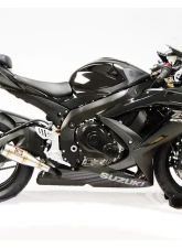 Competition Werkes Black Center Baffled GP Slip-On Exhaust Suzuki GSX-R600 | R-750 Race 2008-2010                                     - WS757B-BC - Image 3
