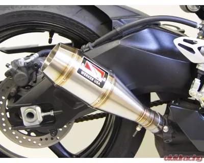 Competition Werkes Black Center GP Slip-On Exhaust Suzuki GSX-R600 | R-750 Race 2011-2016 - WS758-BC
