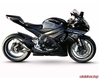 Competition Werkes Black Center GP Slip-On Exhaust Suzuki GSX-R600 | R-750 Race 2011-2016 - WS758-BC