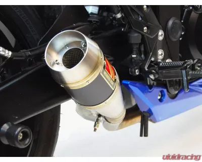 Competition Werkes Full Black GP Slip-On Exhaust Suzuki GSX-S750 2017+ - WS759-BV