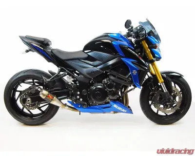 Competition Werkes Full Black GP Slip-On Exhaust Suzuki GSX-S750 2017+ - WS759-BV