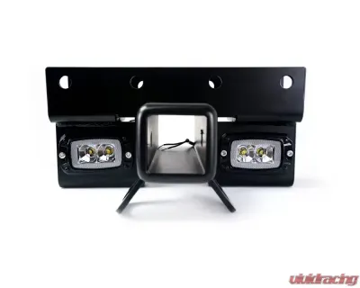 DV8 Off-Road Bolt On Hitch with Cube Lights for Jeep Wrangler JK | JL 2007-2022 - AHJP-01