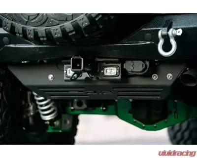DV8 Off-Road Bolt On Hitch with Cube Lights for Jeep Wrangler JK | JL 2007-2022 - AHJP-01