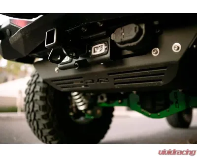 DV8 Off-Road Bolt On Hitch with Cube Lights for Jeep Wrangler JK | JL 2007-2022 - AHJP-01