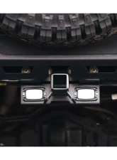 DV8 Off-Road Bolt On Hitch with Cube Lights for Jeep Wrangler JK | JL 2007-2022                                     - AHJP-01 - Image 7