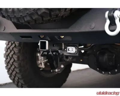 DV8 Off-Road Bolt On Hitch with Cube Lights for Jeep Wrangler JK | JL 2007-2022 - AHJP-01