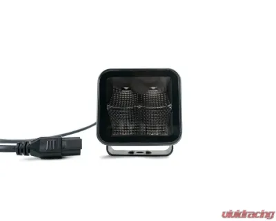 DV8 Off-Road Universal 3 Inch Cube LED Light Flood Pattern Post Mount - BE3EW40W