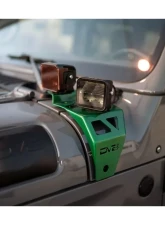 DV8 Off-Road Universal 3 Inch Cube LED Light Flood Pattern Post Mount                                     - BE3EW40W - Image 2