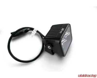 DV8 Off-Road Universal 3 Inch Cube LED Light Flood Pattern Post Mount - BE3EW40W