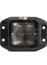 DV8 Off-Road Universal 3 Inch Cube LED Light with Flood Pattern and Flush Mount Plate                                     - BE3FMW40W - Image 9