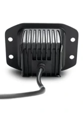 DV8 Off-Road Universal 3 Inch Cube LED Light with Flood Pattern and Flush Mount Plate                                     - BE3FMW40W - Image 4