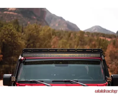 DV8 Off-Road Universal 52 Inch Dual Row LED Light Bar Flood/Spot Pattern with Side Mounts - BE52EW500W