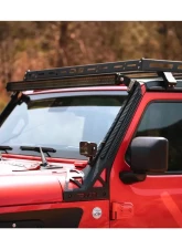 DV8 Off-Road Universal 52 Inch Dual Row LED Light Bar Flood/Spot Pattern with Side Mounts                                     - BE52EW500W - Image 2