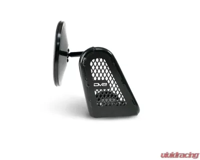 DV8 Offroad Tubular Mirrors; Black Jeep Wrangler 2007-2017 - D-JP-190050-B
