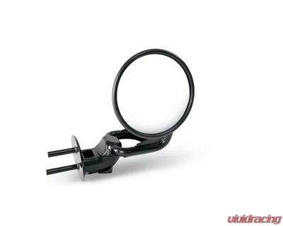 DV8 Offroad Tubular Mirrors; Black Jeep Wrangler 2007-2017 - D-JP-190050-B