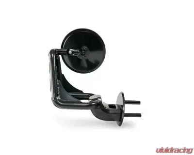 DV8 Offroad Tubular Mirrors; Black Jeep Wrangler 2007-2017 - D-JP-190050-B