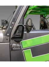 DV8 Offroad Tubular Mirrors; Black Jeep Wrangler 2007-2017                                     - D-JP-190050-B - Image 7