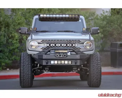 DV8 Off-Road Fender Flare Deletes for Ford Bronco 2021-2022, Front & Rear, Black - FDBR-03