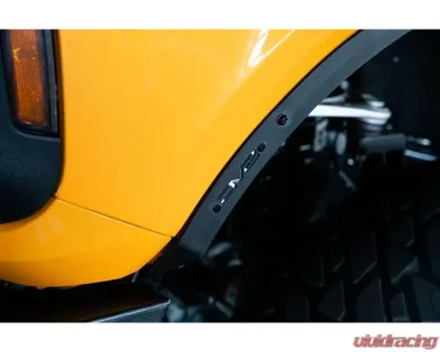 DV8 Off-Road Fender Flare Deletes for Ford Bronco 2021-2022, Front & Rear, Black - FDBR-03