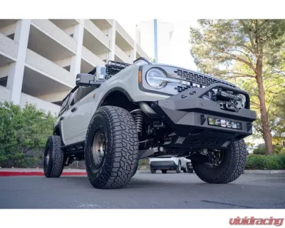 DV8 Off-Road Fender Flare Deletes for Ford Bronco 2021-2022, Front & Rear, Black - FDBR-03