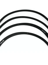 DV8 Off-Road Fender Flare Deletes for Ford Bronco 2021-2022, Front & Rear, Black                                     - FDBR-03 - Image 2