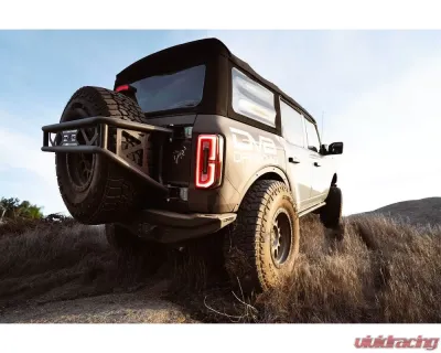 DV8 Off-Road Fender Flare Deletes for Ford Bronco 2021-2022, Front & Rear, Black - FDBR-03
