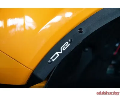 DV8 Off-Road Fender Flare Deletes for Ford Bronco 2021-2022, Front & Rear, Black - FDBR-03
