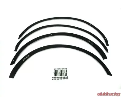 DV8 Off-Road Fender Flare Deletes for Ford Bronco 2021-2022, Front & Rear, Black - FDBR-03
