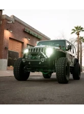 DV8 Offroad LED Headlights Black Jeep Wrangler | Gladiator JL | JLU | JT 2018-2025                                     - HLCJL-02 - Image 6