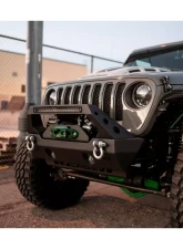 DV8 Offroad LED Headlights Black Jeep Wrangler | Gladiator JL | JLU | JT 2018-2025                                     - HLCJL-02 - Image 5