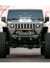 DV8 Offroad LED Headlights Black Jeep Wrangler | Gladiator JL | JLU | JT 2018-2025                                     - HLCJL-02 - Image 8