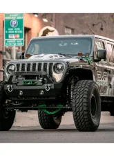 DV8 Offroad LED Headlights Black Jeep Wrangler | Gladiator JL | JLU | JT 2018-2025                                     - HLCJL-02 - Image 7