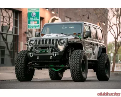 DV8 Offroad LED Headlights Black Jeep Wrangler | Gladiator JL | JLU | JT 2018-2025 - HLCJL-02