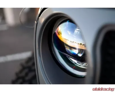 DV8 Offroad LED Headlights Black Jeep Wrangler | Gladiator JL | JLU | JT 2018-2025 - HLCJL-02