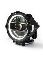 DV8 Offroad LED Headlights Black Jeep Wrangler | Gladiator JL | JLU | JT 2018-2025                                     - HLCJL-02 - Image 3