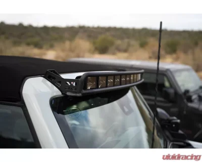 DV8 Offroad 40-Inch Curved Light Bar Mount Ford Bronco 2021-2022 - LBBR-03