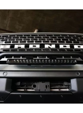 DV8 Offroad Factory Bumper Bull Bar Ford Bronco 2021-2022                                     - LBBR-06 - Image 12