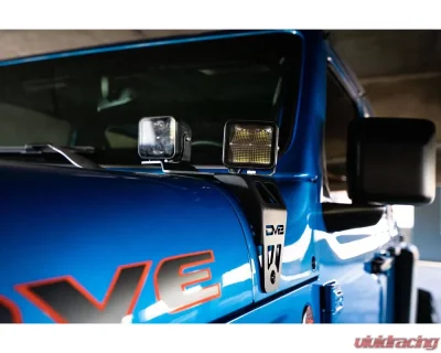 DV8 Offroad Dual Pod Light Mounts Jeep JL 392 | Jeep JT Mojave Edition 2020-2022 - LBJL-06