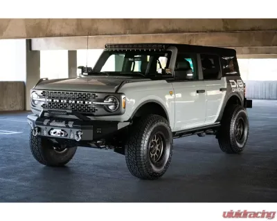 DV8 Offroad Bull Bar With LED Light Bar Mount MTO Series Front Bumpers - LBUN-01
