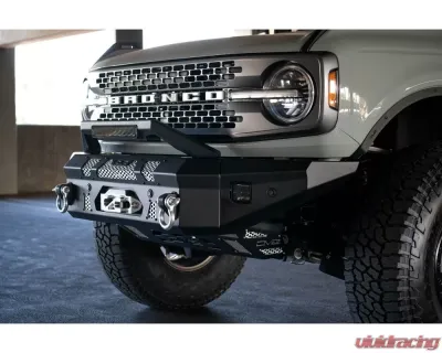 DV8 Offroad Bull Bar With LED Light Bar Mount MTO Series Front Bumpers - LBUN-01