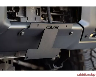 DV8 Off-Road Factory Front Bumper License Relocation Bracket for 2021-2022 Ford Bronco - LPBR-01