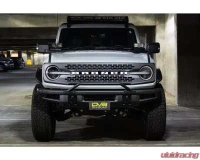DV8 Off-Road Factory Front Bumper License Relocation Bracket for 2021-2022 Ford Bronco - LPBR-01