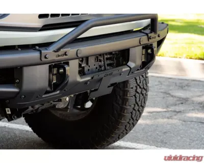 DV8 Off-Road Factory Front Bumper License Relocation Bracket for 2021-2022 Ford Bronco - LPBR-01