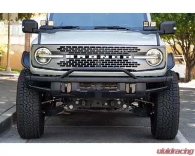 DV8 Off-Road Factory Front Bumper License Relocation Bracket for 2021-2022 Ford Bronco - LPBR-01