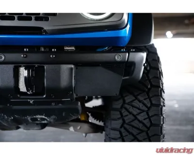 DV8 Off-Road Factory Front Bumper License Relocation Bracket for Ford Bronco 2021-2022 - LPBR-02