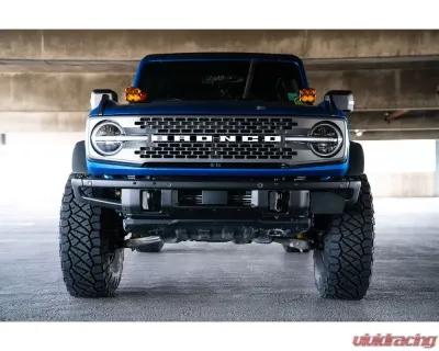 DV8 Off-Road Factory Front Bumper License Relocation Bracket for Ford Bronco 2021-2022 - LPBR-02